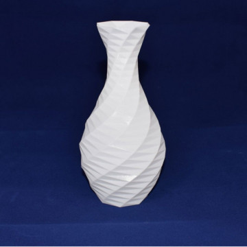 Vaza printata 3D din filament Smart Materials 3D SmartFil PLA Ivory White (alb) - RAL 9010 - 1kg - Filamente3D.ro