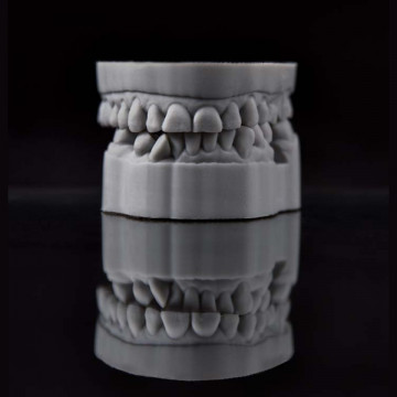 Mulaj dentar inchis printat din rasina AmeraLabs DMD-31 Grey - Filamente3D.ro
