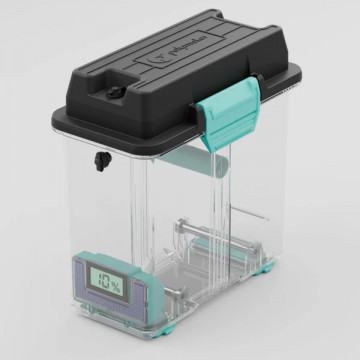 Axonometrie cutie PolyDryer Box - cutie de depozitare - Filamente3D.ro