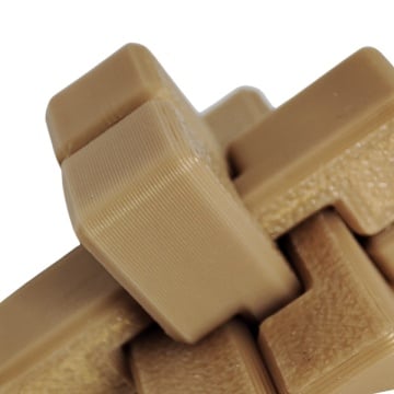 Macro mind game printat din filament AzureFilm PLA Original Champagne Gold 1kg - Filamente3D.ro