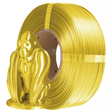 Filament 1.75 mm AzureFilm ReFill PLA Silk Yellow (galben) 1kg
