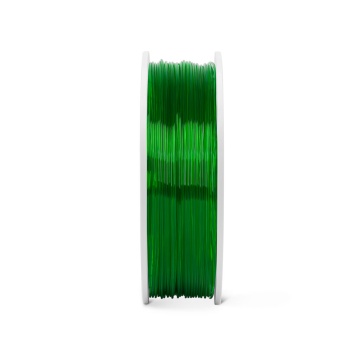 Lateral rola de filament 1.75 mm Fiberlogy HS PLA CLEAR Green (verde transparent) 850g - Filamente3D.ro