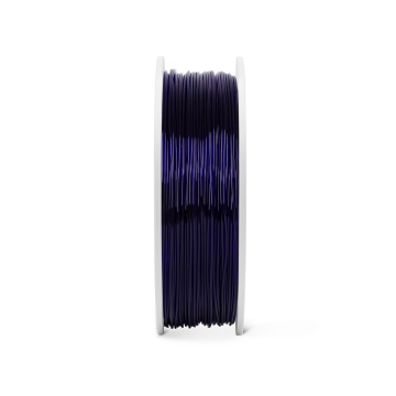 Lateral rola de filament 1.75 mm Fiberlogy HS PLA CLEAR Navy Blue (albastru transparent) 850g - Filamente3D.ro