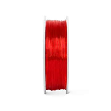 Lateral rola de filament 1.75 mm Fiberlogy HS PLA CLEAR Orange (portocaliu transparent) 850g - Filamente3D.ro