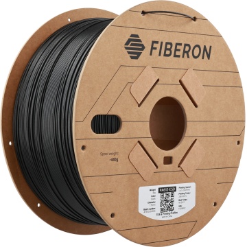 Rola amplasata vertical - filament Polymaker Fiberon PA612-ESD Black 3kg - Filamente3D.ro