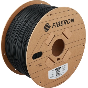 Filament 1.75 mm Polymaker Fiberon PET-GF15 Black (negru) 3kg