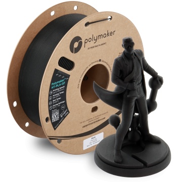 Rola si statueta printata din filament Polymaker HT-PLA-GF Black 1kg - Filamente3D.ro