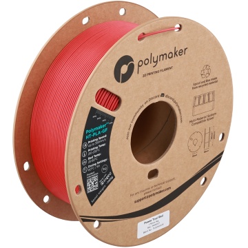 Filament 1.75 mm Polymaker HT-PLA-GF Power Tool Red (rosu) 1kg