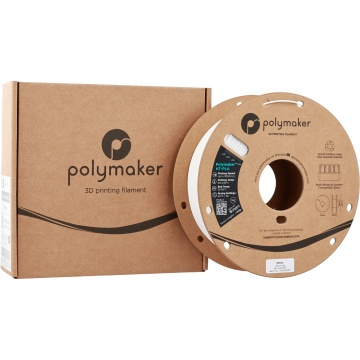 Rola si ambalaj filament Polymaker HT-PLA White 1kg - Filamente3D.ro