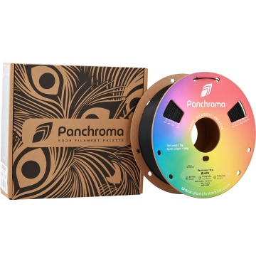 Ambalaj si rola de filament Polymaker Panchroma PLA Black 1kg - Filamente3D.ro