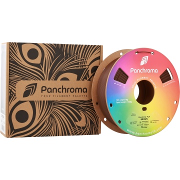 Ambalaj si rola de filament Polymaker Panchroma PLA Brown 1kg - Filamente3D.ro