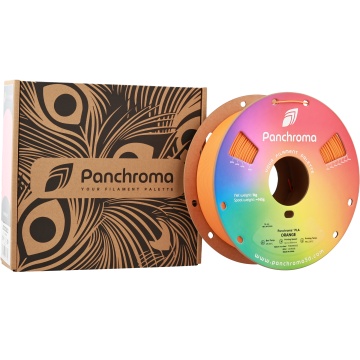 Ambalaj si rola de filament Polymaker Panchroma PLA Orange 1kg - Filamente3D.ro