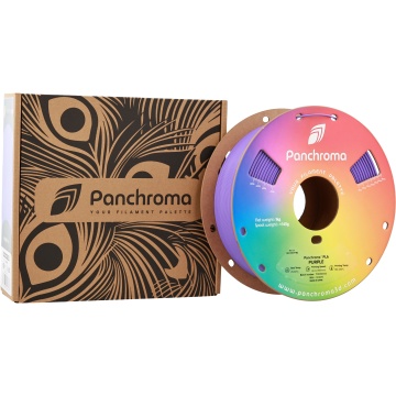 Ambalaj si rola de filament Polymaker Panchroma PLA Purple 1kg - Filamente3D.ro
