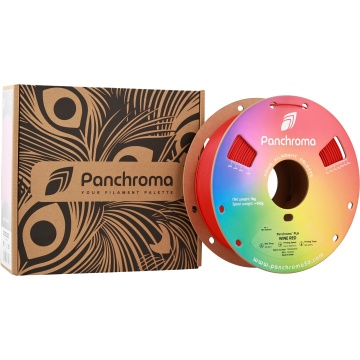 Ambalaj si rola de filament Polymaker Panchroma PLA Wine Red 1kg - Filamente3D.ro