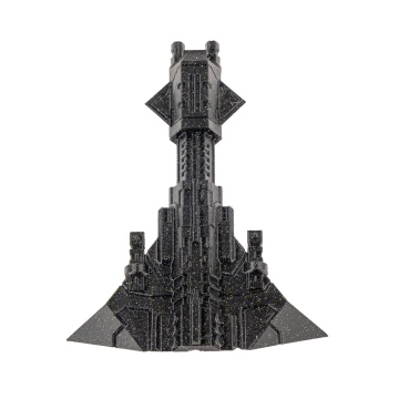 Nava printata 3D Panchroma Galaxy PLA Black cu particule de aluminiu pentru efect lucios și printuri decorative - Filamente3D.ro