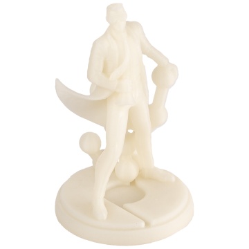 Polyman in lumina - Panchroma Glow PLA Blue – filament albastru fosforescent care strălucește în întuneric, compatibil cu imprimante FDM - Filamente3D.ro