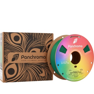 Ambalaj si rola de filament 1.75 mm Polymaker Panchroma PLA Matte Emerald Green 1kg