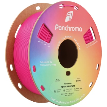 Rola vertical filament Polymaker Panchroma PLA Neon Magenta 1kg - Filamente3D.ro