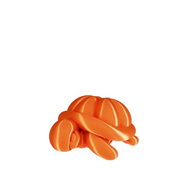 Broasca testoasa printata din filament Polymaker Panchroma PLA Silk Orange
