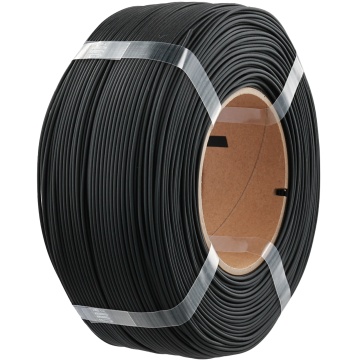 Vedere laterala rezerva de filament 1.75 mm Polymaker Refill Panchroma PLA Matte Charcoal Black 1kg - Filamente3D.ro