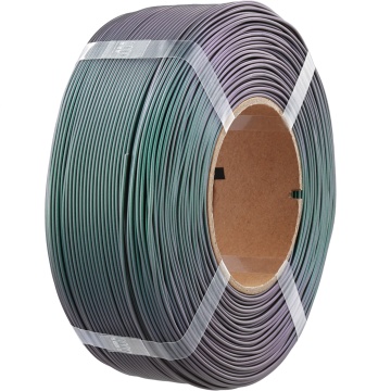 Filament 1.75 mm Polymaker Refill Panchroma PLA Starlight Comet (verde) 1kg - vedere axonometrica - Filamente3D.ro