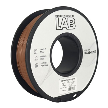 Rola de filament 1.75 mm Professional Lab PLA Plus Maro 1kg - cu logo