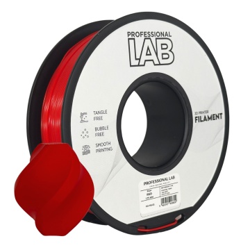 Rola si vaza printata din  filament 1.75 mm Professional Lab PLA Plus Rosu 1kg