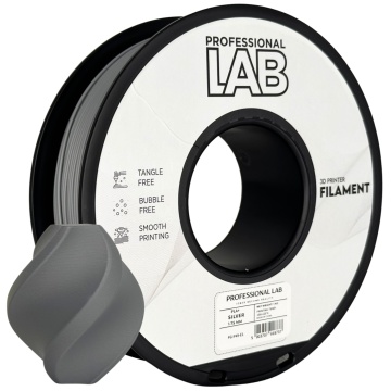 Rola si vaza printata din  filament 1.75 mm Professional Lab PLA Plus Argintiu 1kg