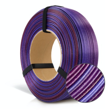 Rezerva de filament Rosa3D Refill PLA Galaxy Rainbow Andromeda 1kg - Filamente3D.ro