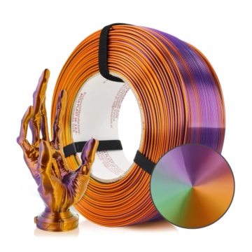 Rezerva de filament si mana printata din filament Rosa3D ReFill PLA Magic Silk Cameleon 1kg - Filamente3D.ro