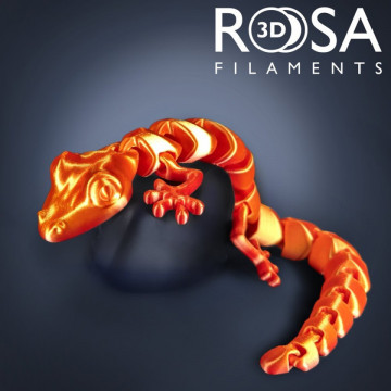 Sarpe printat din rezerva de filament Rosa3D Refill PLA Magic Silk Fire 1kg - Filamente3D.ro