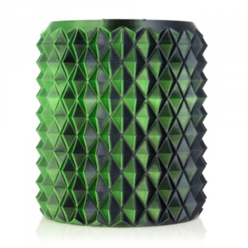 Vaza printata din filament Rosa3D Refill PLA Magic Silk Mistic Green 1kg - Filamente3D.ro