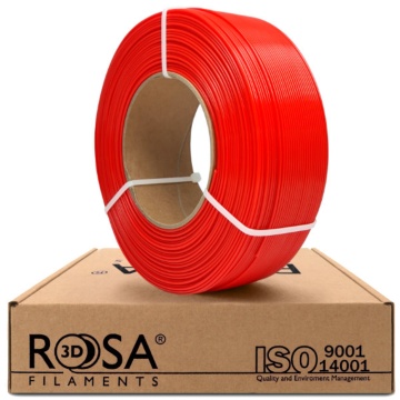 Filament 1.75 mm Rosa 3D ReFill PLA Starter Red (rosu) 1kg