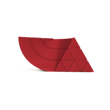 Logo Smart Materials 3D printat din filament 1.75 mm SmartFil Eco R-PETG Carmin Red (rosu) - RAL 3002 - 1kg - Filamente3D.ro