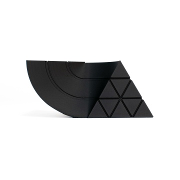 Piesa mostra printata din  filament 1.75 mm SmartFil PLA EP Easy Print True Black (negru) 1kg - Filamente3D.ro