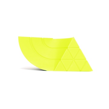 Mostra printata din filament 1.75 mm SmartFil PLA Neon Yellow (galben neon) - 1kg - Filamente3D.ro