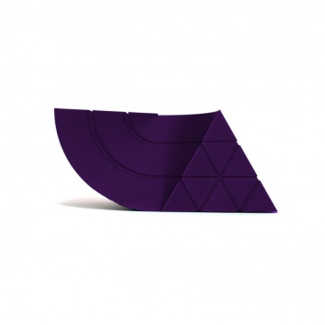 Mostra printata din filament 1.75 mm SmartFil PLA RECYCLED Purple (violet) - RAL 4007 - 1kg - Filamente3D.ro