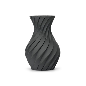 Vaza printata din filament Fiberlogy Matte PLA Graphite 850g - Filamente3D.ro
