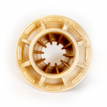Detaliu piesa turbina printata 3D din filament 1.75mm FormFutura PPSU - Filamente3D.ro