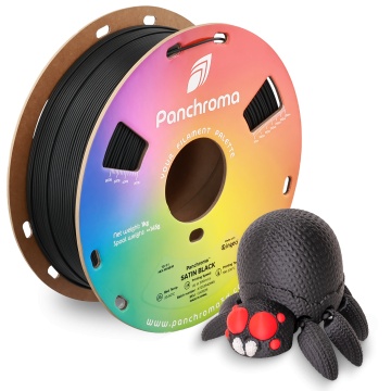 Rola si paianjen printat din filament Polymaker Panchroma Satin Black 1kg - Filamente3D.ro