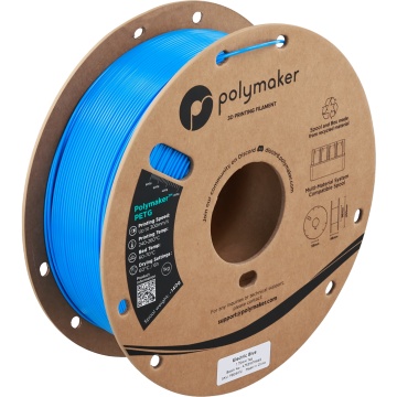 Filament 1.75mm Polymaker PETG Electric Blue (albastru) 1kg