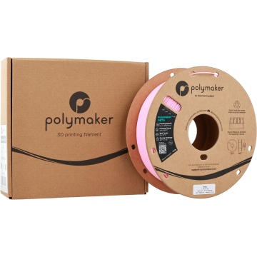 Ambalaj cutie si rola de filament 1.75 mm Polymaker PETG Pink 1kg - Filamente3D.ro