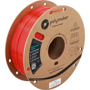 Filament 1.75mm Polymaker PETG Red (rosu) 1kg
