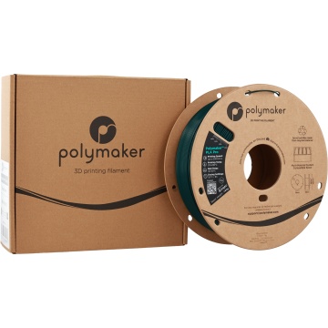 Cutie si rola de filament 1.75mm Polymaker PLA Pro - High Speed Tough PLA Blue-Green (verde) 1kg