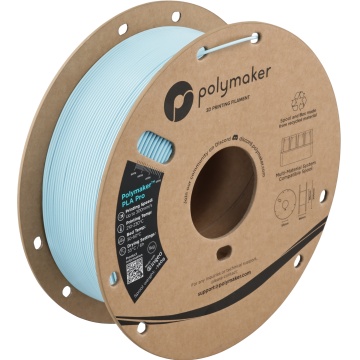 Filament 1.75mm Polymaker PLA Pro - High Speed Tough PLA Light Blue (albastru) 1kg