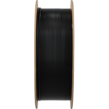 Lateral rola de filament 1.75mm Polymaker PLA Pro - High Speed Tough PLA Metallic Black (negru) 1kg