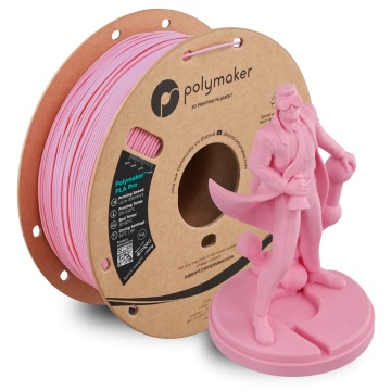 Rola si statueta printata din filament 1.75mm Polymaker PLA Pro - High Speed Tough PLA Pink (roz) 1kg