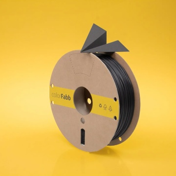 Rola si avion printat din filament colorFabb LW-PLA-HT Black 750g - Filamente3D.ro