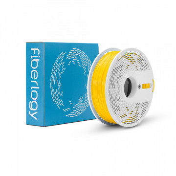 Ambalaj si rola de filament Fiberlogy Easy PLA Yellow 850g - Filamente3D.ro