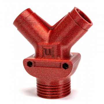 Conector printat 3D din filament FormFutura Galaxy PLA - Ruby Red (rosu) 750g - Filamente3D.ro